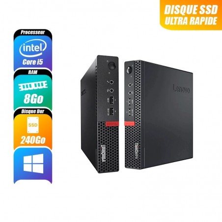 PC de bureau LENOVO THINKCENTRE M710Q reconditionne