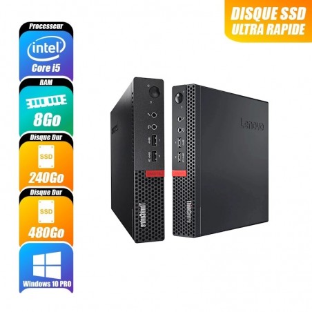 PC de bureau LENOVO THINKCENTRE M710Q reconditionne