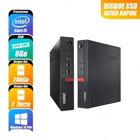 PC de bureau LENOVO THINKCENTRE M710Q reconditionne