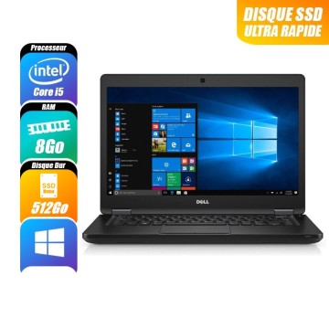 DELL LATITUDE 5490 - 8350U, 8 Go RAM, 512 Go - reconditionné