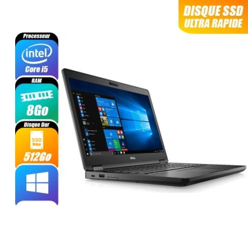 DELL LATITUDE 5490 - 8350U, 8 Go RAM, 512 Go - reconditionné