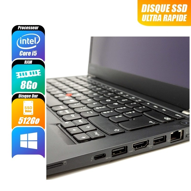 Ordinateurs Portables LENOVO THINKPAD T470S d'occasion