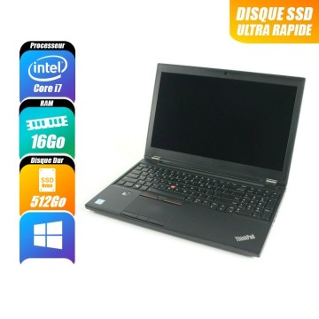 LENOVO THINKPAD P51 - 7820HQ, 16 Go RAM, 512 Go - reconditionné