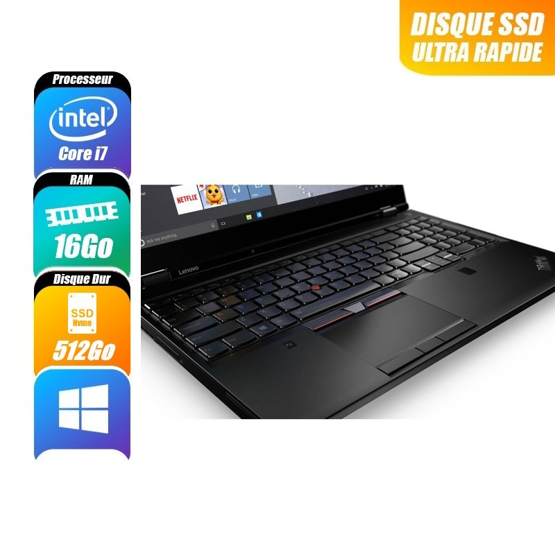 LENOVO THINKPAD 16 Go 512 Go reconditionné PC Portables -id-393