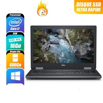 DELL PRECISION 7530 - 8850H, 16 Go RAM, 512 Go - reconditionné