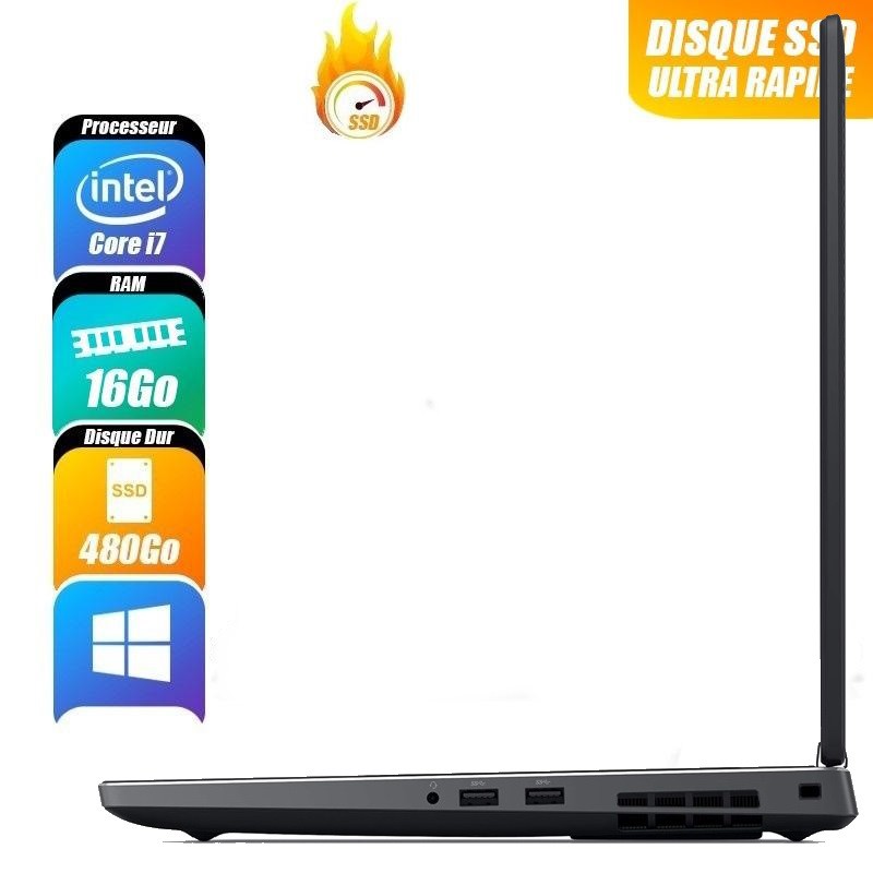 DELL PRECISION 16 Go 512 Go reconditionné PC Portables