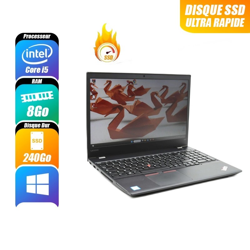 LENOVO THINKPAD 8 Go 240 Go reconditionné PC Portables -id-400