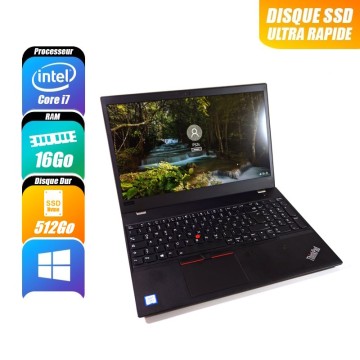 LENOVO THINKPAD P52S - 8550U, 16 Go RAM, 480 Go - reconditionné