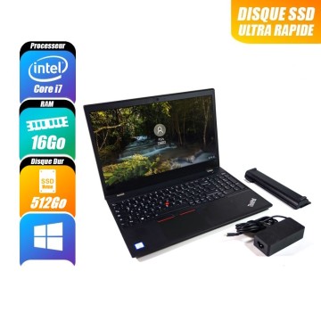 LENOVO THINKPAD P52S - 8550U, 16 Go RAM, 480 Go - reconditionné