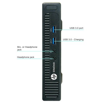 HP ELITEDESK 800 G1 - 4570T, 8 Go RAM, 512 Go - reconditionné