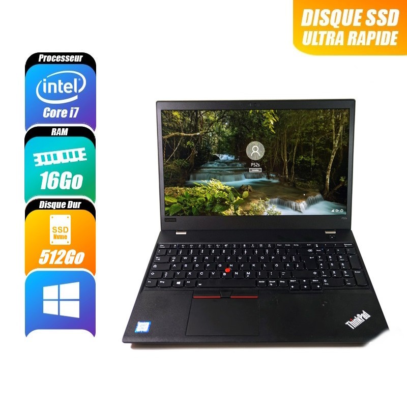 Ordinateurs Portables LENOVO THINKPAD P52 reconditionne