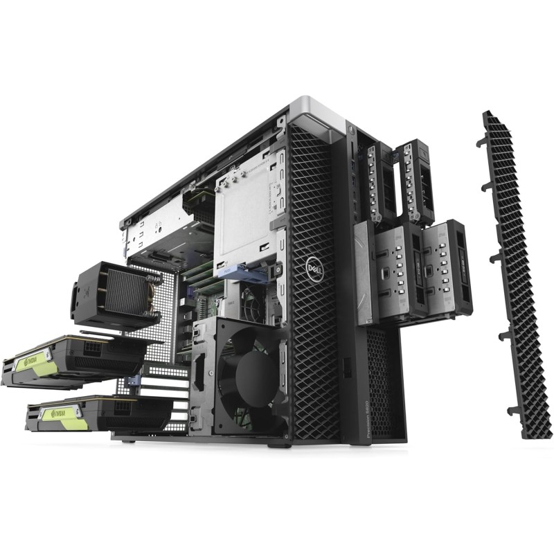 DELL PRECISION T5820 - W2123, 16 Go RAM, 512 Go - reconditionné