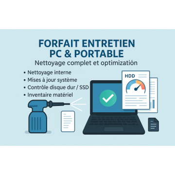 Forfait entretien PC & portable – Nettoyage complet & optimisation | Brokland