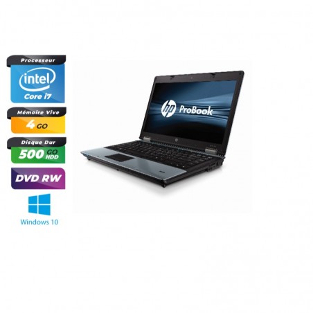 HP PROBOOK 6450B - 640M, 4 Go RAM, 500 Go - reconditionné