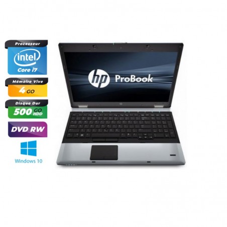 HP PROBOOK 6450B - 640M, 4 Go RAM, 500 Go - reconditionné