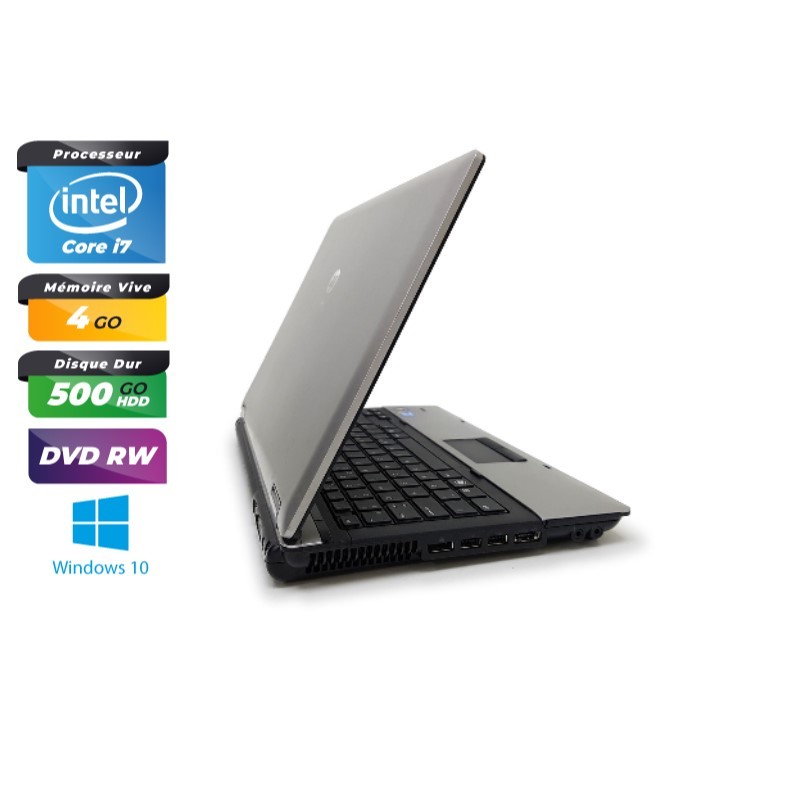 HP PROBOOK 6450B - 640M, 4 Go RAM, 500 Go - reconditionné