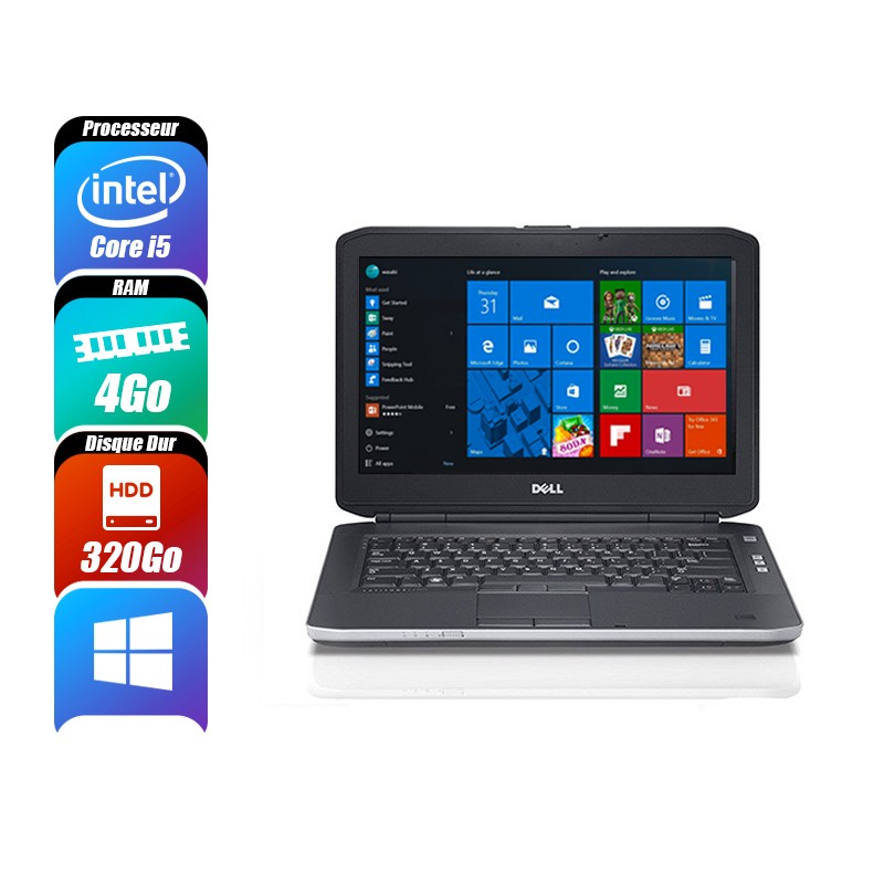 DELL LATITUDE 4 Go 320 Go reconditionné PC Portables -id-8