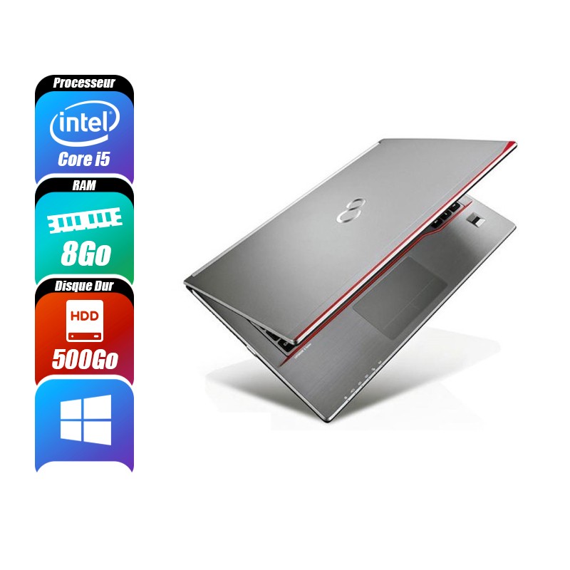 FUJITSU LIFEBOOK 8 Go 500 Go reconditionné PC Portables -id-19