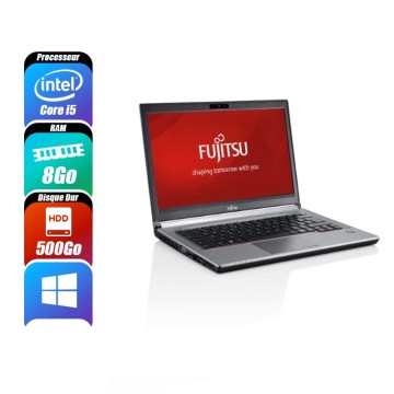 FUJITSU LIFEBOOK 8 Go 500 Go reconditionné PC Portables -id-23