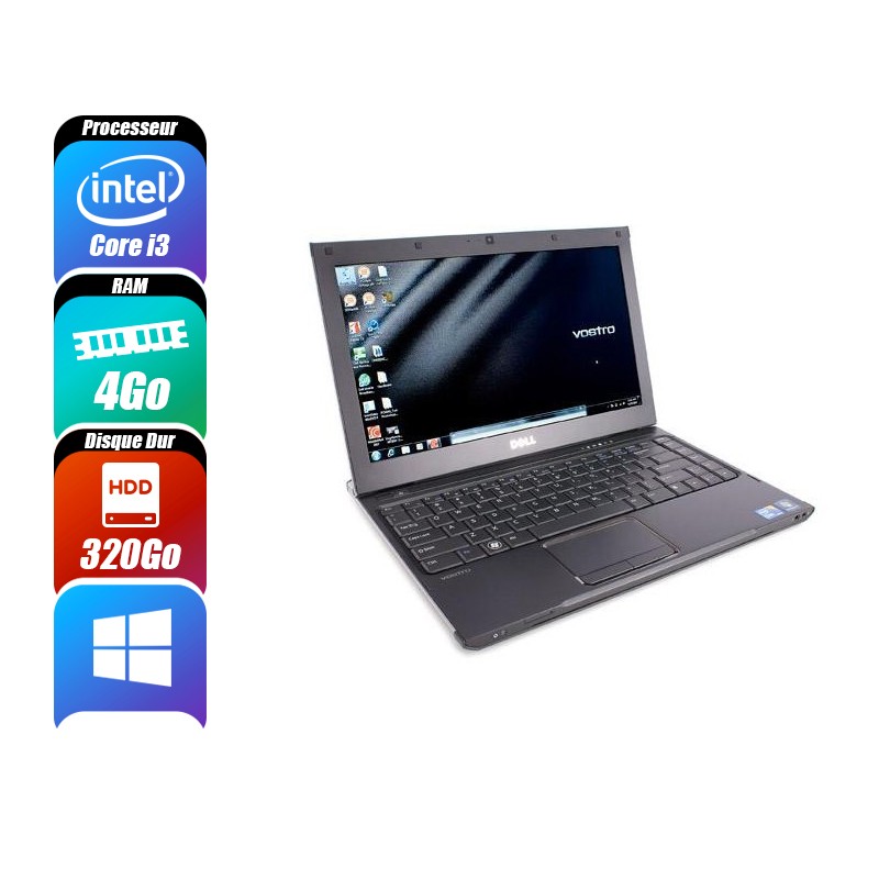DELL VOSTRO 4 Go 320 Go reconditionné PC Portables -id-28