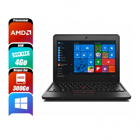 LENOVO X131e 4 Go 300 Go reconditionné PC Portables