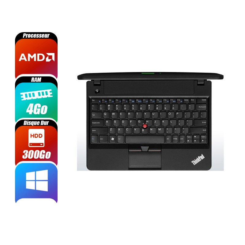 LENOVO X131e 4 Go 300 Go reconditionné PC Portables