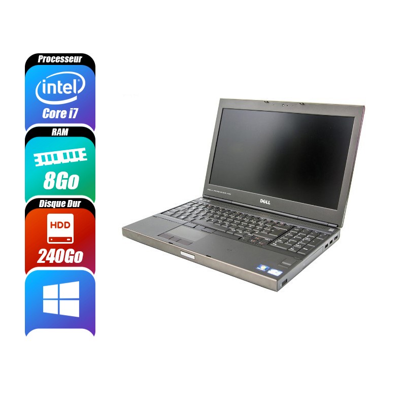DELL PRECISION 8 Go 240 Go reconditionné PC Portables