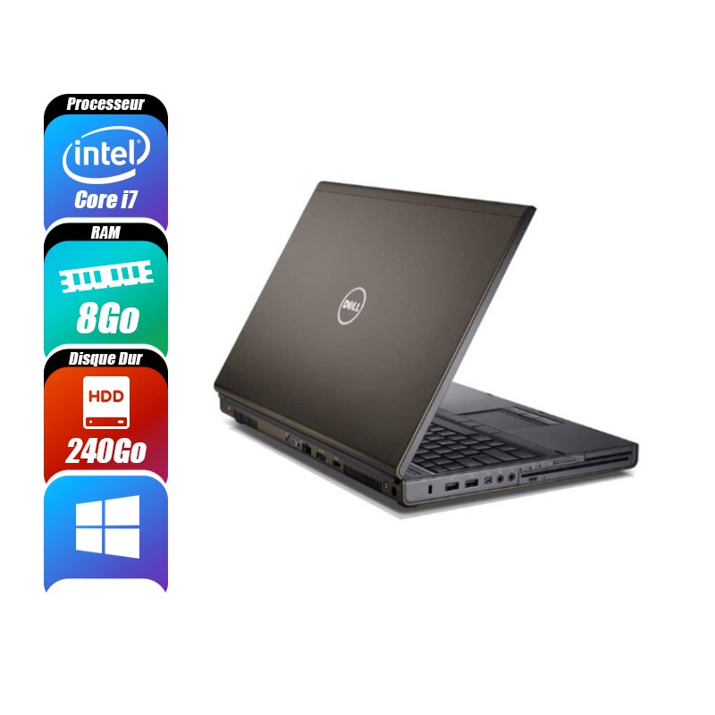 DELL PRECISION 8 Go 240 Go reconditionné PC Portables