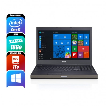 DELL PRECISION 16 Go 1000 Go reconditionné PC Portables