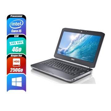 DELL LATITUDE E5420 - 2520M, 4 Go RAM, 250 Go - reconditionné