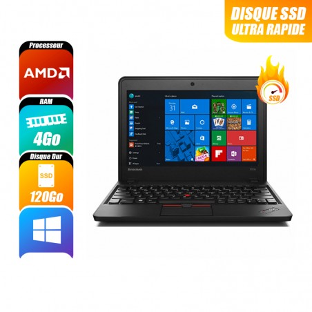 LENOVO X131e 4 Go 300 Go reconditionné PC Portables