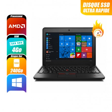 LENOVO X131e 4 Go 300 Go reconditionné PC Portables