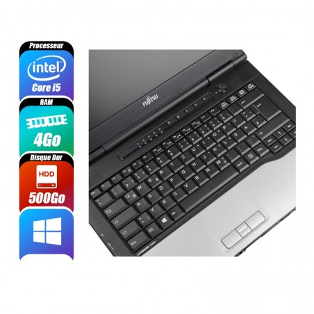 FUJITSU LIFEBOOK 4 Go 500 Go reconditionné PC Portables -id-3