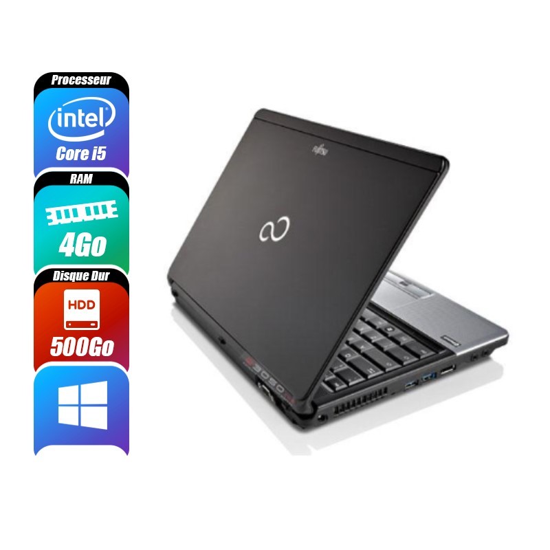 FUJITSU LIFEBOOK 4 Go 500 Go reconditionné PC Portables -id-3