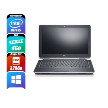 DELL LATITUDE E6330 - 3320M, 4 Go RAM, 320 Go - reconditionné