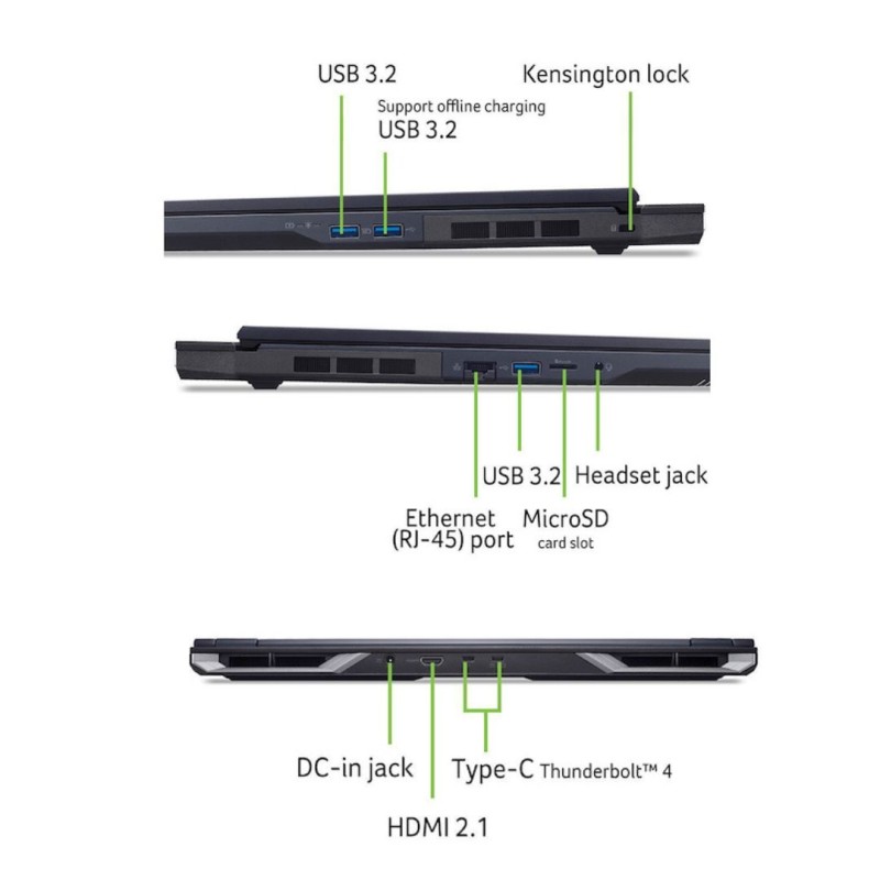Portable Acer Predator Helios Neo AI PHN18-72-90ML Intel Core Ultra 9 processor
