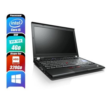 LENOVO THINKPAD X220 - 2520M, 4 Go RAM, 320 Go - reconditionné