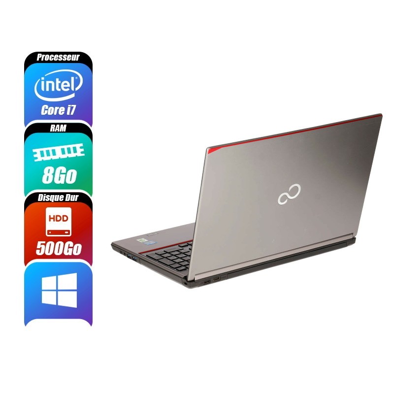 FUJITSU Celsius 8 Go 500 Go reconditionné PC Portables
