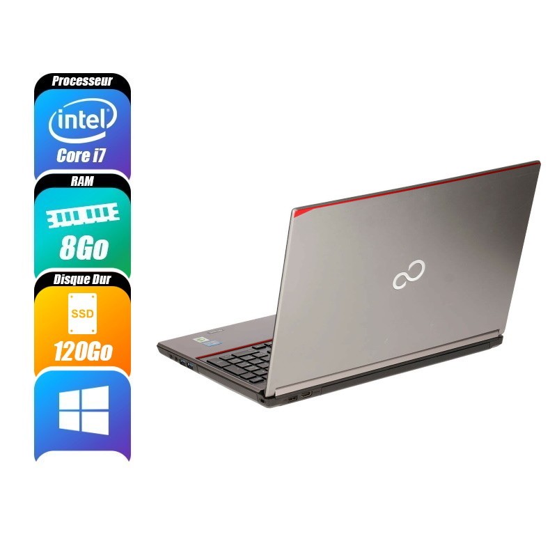 FUJITSU Celsius 8 Go 120 Go reconditionné PC Portables