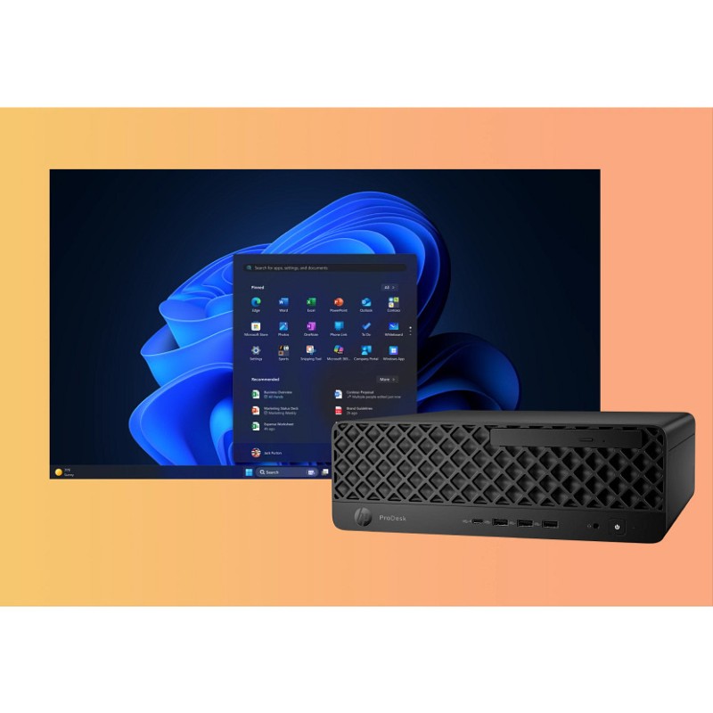 Mini PC HP Elite SFF 4 G1 Intel Core U5-225 16Go 512GoSSD intel graphics Tops Wi