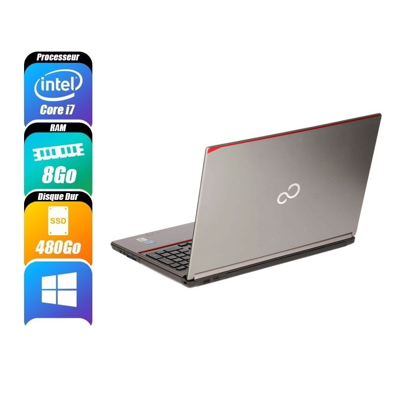 FUJITSU Celsius 8 Go 480 Go reconditionné PC Portables