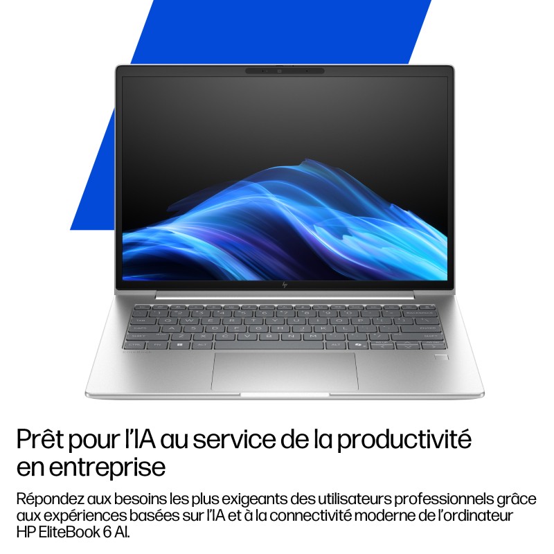 Portable HP EliteBook 6 Intel Core Ultra U5-225U 16Go 512GoSSD Intel Graphics 12