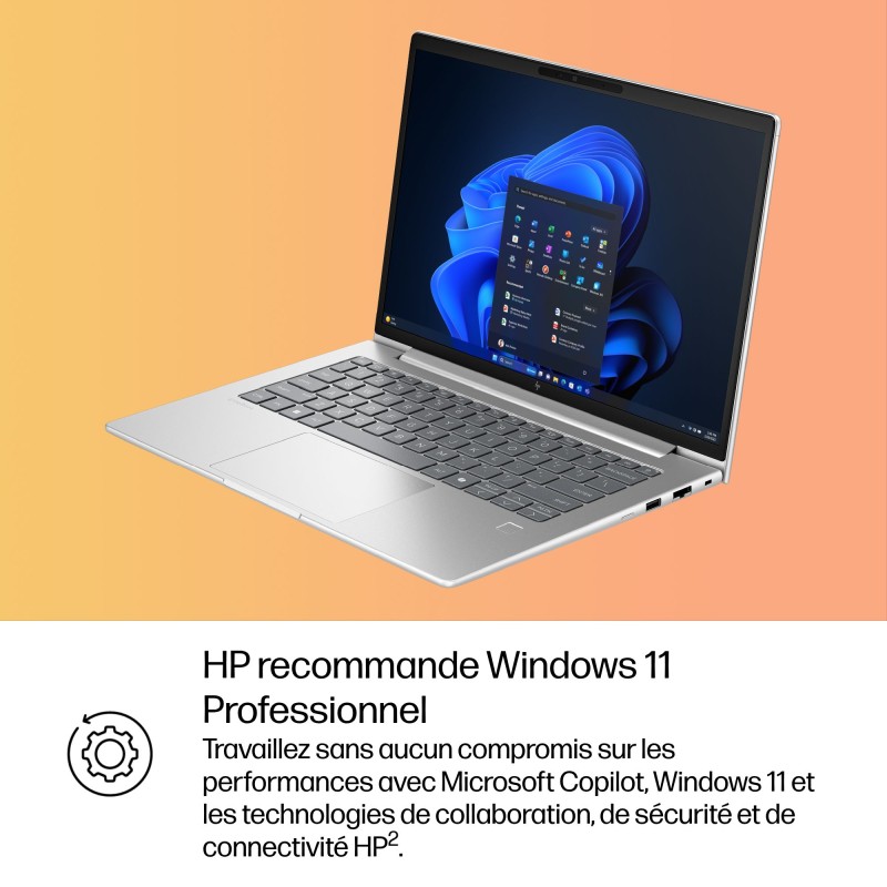 Portable HP EliteBook 6 Intel Core Ultra U5-225U 16Go 512GoSSD Intel Graphics 12