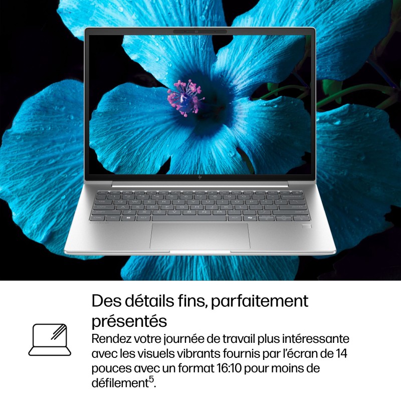Portable HP EliteBook 6 Intel Core Ultra U5-225U 16Go 512GoSSD Intel Graphics 12