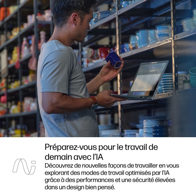 Portable HP ProBook 4 Intel Core Ultra U7-255U 16Go 512GoSSD  Intel Graphics 12