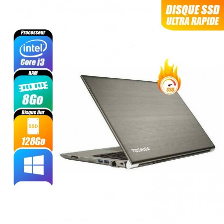 TOSHIBA PORTEGE Z30-C - 6100U, 8 Go RAM, 128 Go - reconditionné