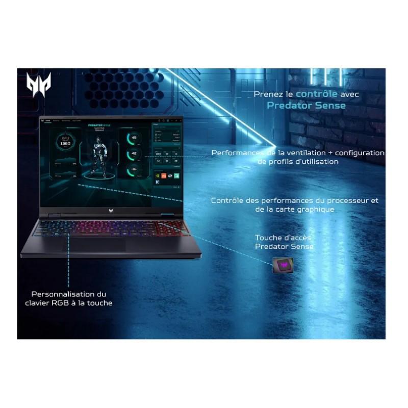 Acer Predator PHN16-73-78KS Core Ultra 7 255HX 32 Go 16" | Brokland