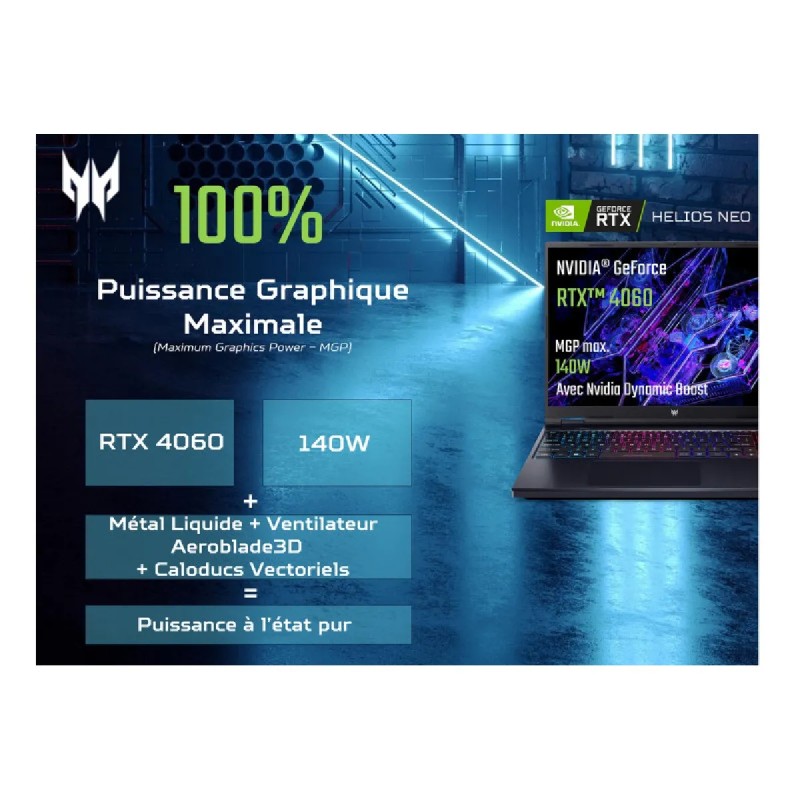 Acer Predator PHN16-73-78KS Core Ultra 7 255HX 32 Go 16" | Brokland