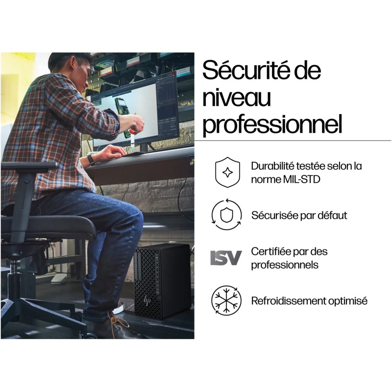 Station de Travail HP Z1 TWR G1i Intel Core U7-265 20C 32GO 1ToSSD NVIDIA RTX A1
