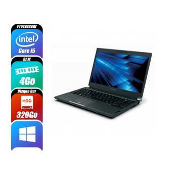 TOSHIBA PORTEGE R830 - 3230M, 4 Go RAM, 320 Go - reconditionné